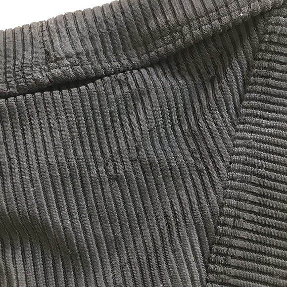 Black Ribbed Frankie’s Bikinis Bikini skimpy Bottom sz Small s - Picture 4 of 5